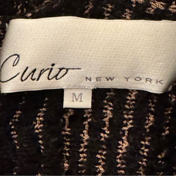 Curio New York black gold wrap style wool blend high low sweater sz medium
b17 - Picture 2 of 4